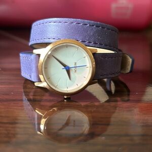 Women’s Nixon leather watch